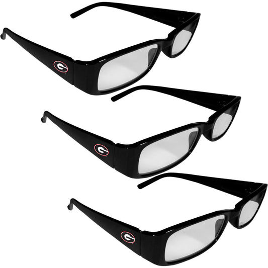 Georgia Bulldogs Reading Glasses 3pk - Siskiyou Buckle - Flyclothing LLC