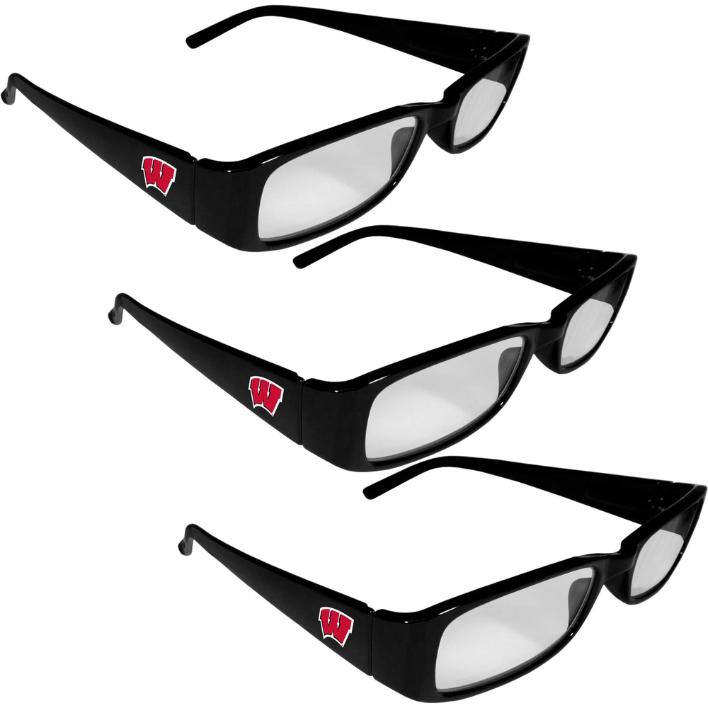 Wisconsin Badgers Reading Glasses 3pk - Siskiyou Buckle