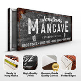 Good Times Man Cave Sign - Tailored Canvases - Flyclothing LLC