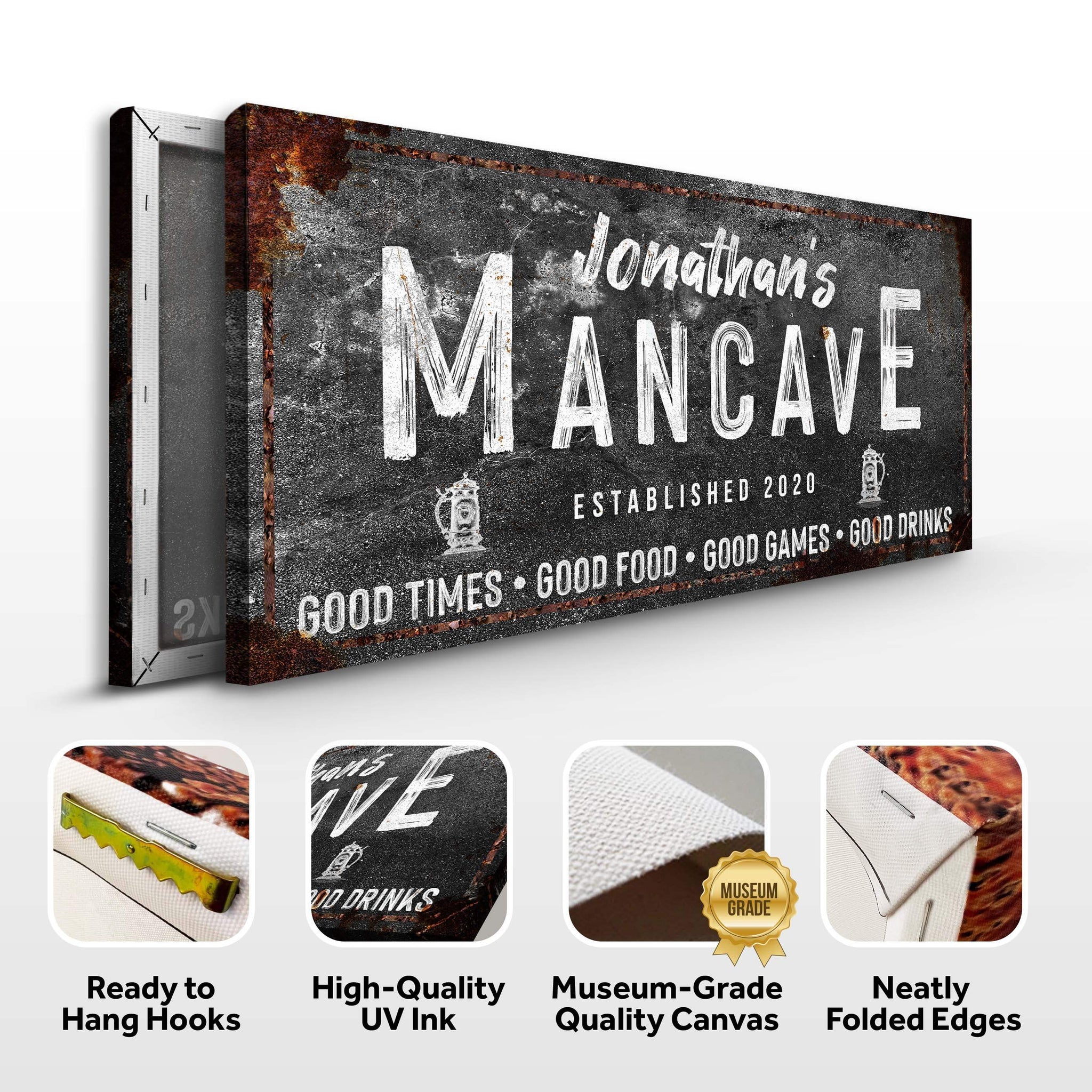 Good Times Man Cave Sign - Tailored Canvases - Flyclothing LLC