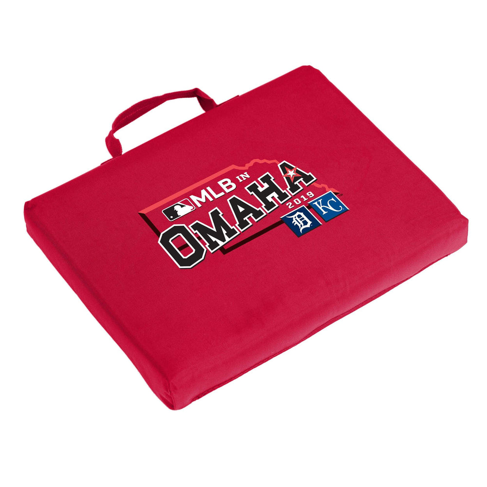 Omaha KC Royals vs DET Tigers Red Bleacher Cushion - Logo Brands - Flyclothing LLC