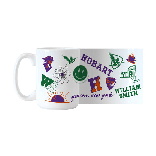 Hobart and William Smith Colleges 15oz Native Sublimated Mug - Logo Brands - Flyclothing LLC