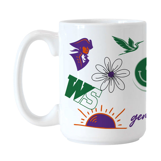 Hobart and William Smith Colleges 15oz Native Sublimated Mug - Logo Brands - Flyclothing LLC