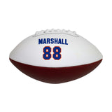 Florida Ring of Honor Wilber Marshall Fullsize Autograph Football - Logo Brands - Flyclothing LLC