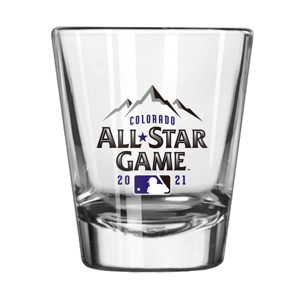 MLB 2021 All Star Game Logo 2oz Shot Glass - Logo Brands - Flyclothing LLC