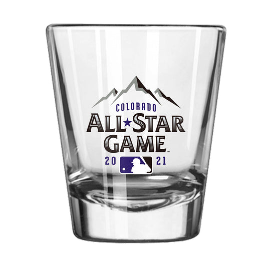 MLB 2021 All Star Game Logo 2oz Shot Glass - Logo Brands - Flyclothing LLC