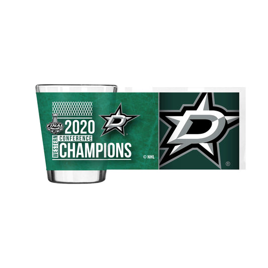 Dallas Stars 2020 Conf Champs 2oz Shot Glass - Logo Brands - Flyclothing LLC