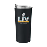Super Bowl 55 Black Powder Coat 20oz Tumbler - Logo Brands - Flyclothing LLC