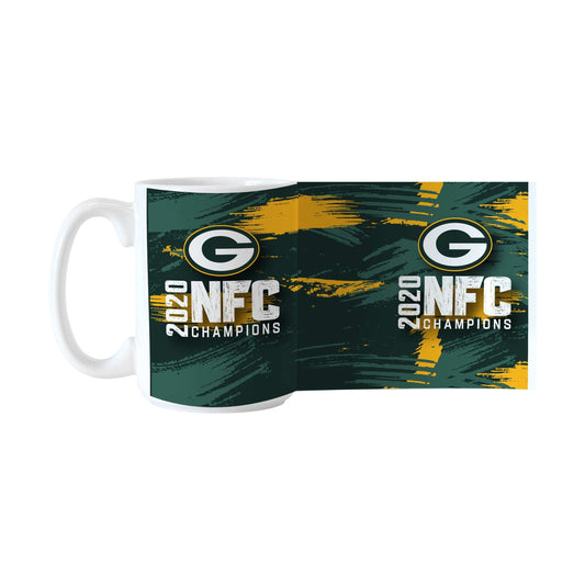 GB Packer Pro 2021 NFC Champs Sublimated 15oz Mug - Logo Brands - Flyclothing LLC
