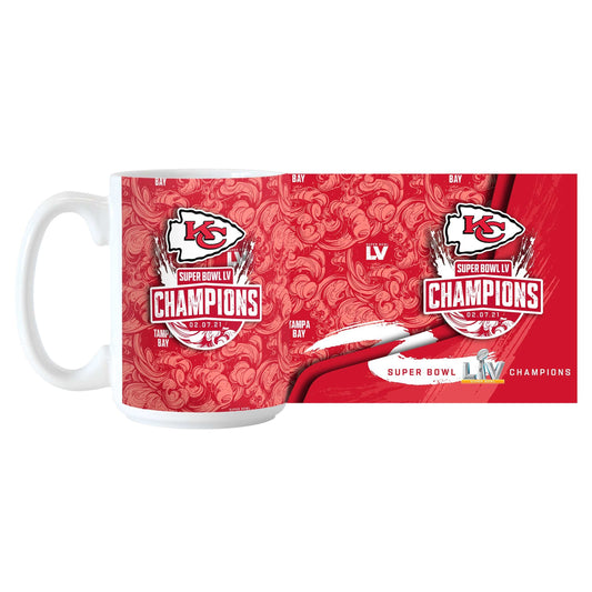 Kansas City Chiefs Super Bowl 55 Sublimated 15oz Mug - Logo Brands - Flyclothing LLC