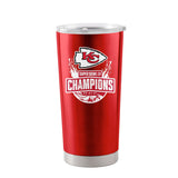 Kansas City Chiefs Super Bowl 55 Logo 20oz Stainless Tumbler - Logo Brands - Flyclothing LLC