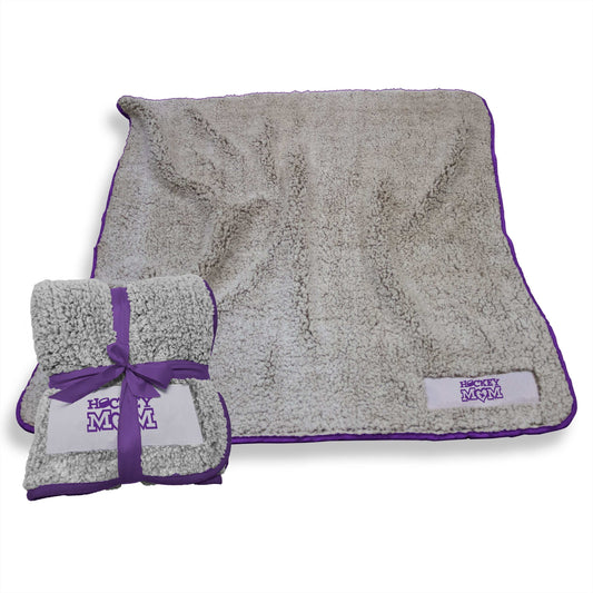 Hockey Mom Purple Frosty Fleece - Logo Brands - Flyclothing LLC