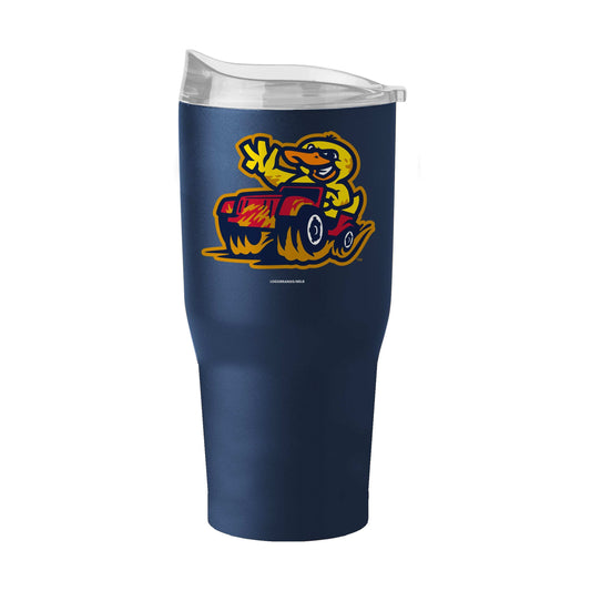 Toledo Mud Hens 30oz Mud Crawlers Powder Coat Tumbler - Logo Brands - Flyclothing LLC