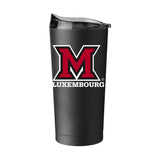 Miami Ohio - Luxembourg 20oz Swagger Black Powdercoat Tumbler - Logo Brands - Flyclothing LLC