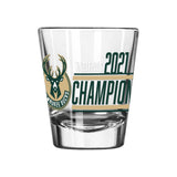 Milwaukee Bucks 2oz NBA Champion Shot Glass - Logo Brands - Flyclothing LLC