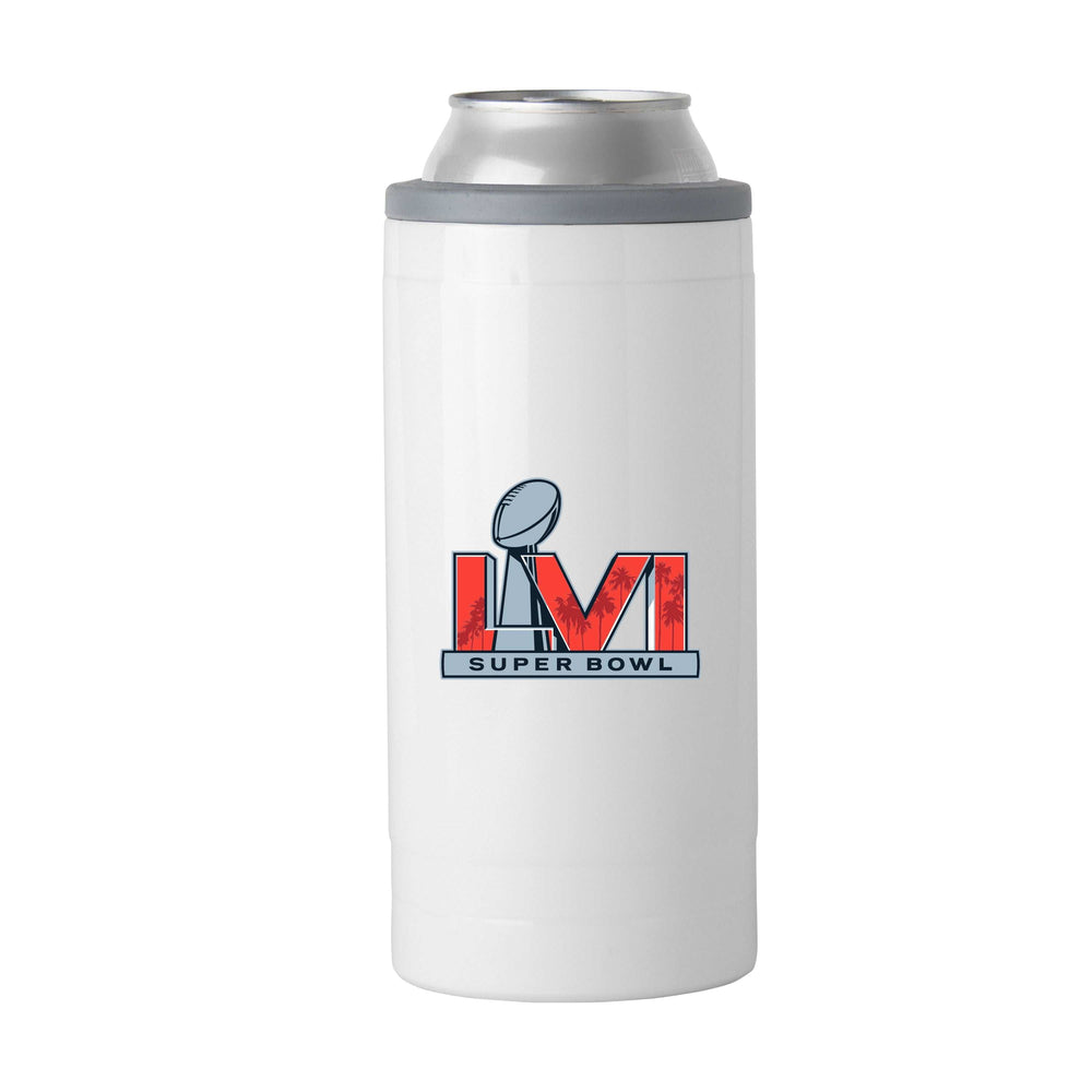 Super Bowl 56 12oz Logo Slim Can Coolie - Logo Brands - Flyclothing LLC