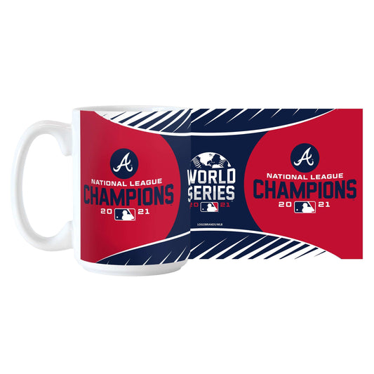 Atlanta Braves 15oz ‘21 League Champs Sublimated Mug - Logo Brands - Flyclothing LLC