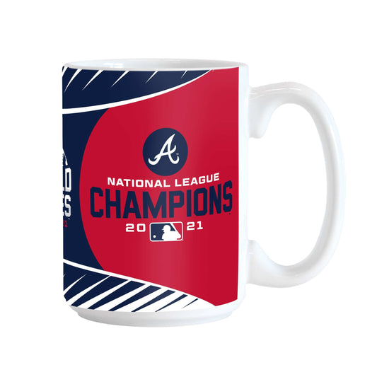 Atlanta Braves 15oz ‘21 League Champs Sublimated Mug - Logo Brands - Flyclothing LLC