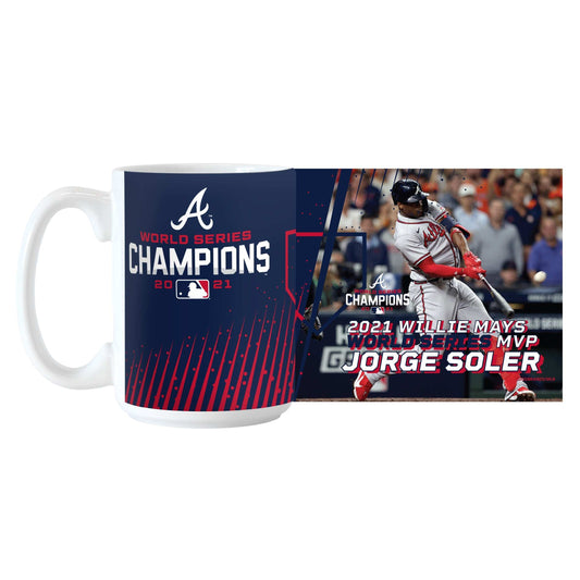 Atlanta Braves 15oz ‘21 World Champs MVP Sublimated Mug - Logo Brands - Flyclothing LLC