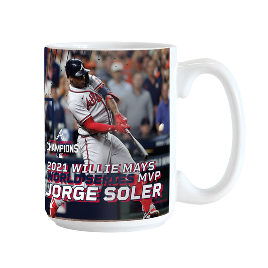 Atlanta Braves 15oz ‘21 World Champs MVP Sublimated Mug - Logo Brands - Flyclothing LLC