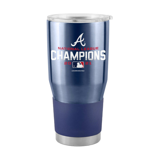 Atlanta Braves 30oz ‘21 League Champs Stainless Tumbler - Logo Brands - Flyclothing LLC
