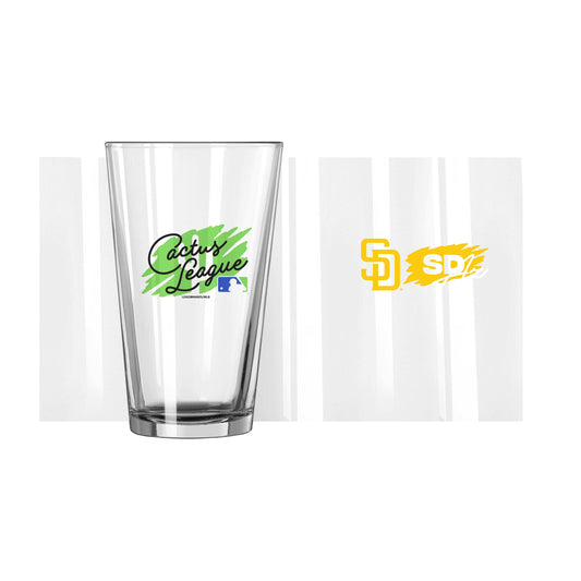 San Diego Padres 16oz 2022 Spring Training Pint Glass - Logo Brands - Flyclothing LLC