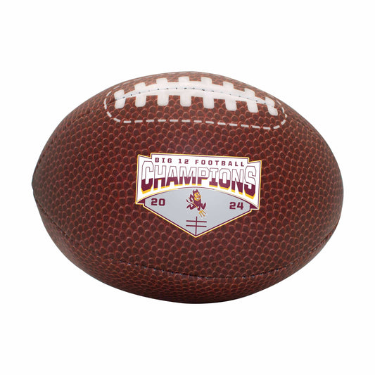 Arizona State 2024 BIG12 Champions Micro Plush Football - Logo Brands - Flyclothing LLC