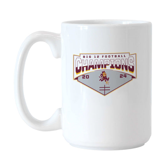 Arizona State 2024 BIG12 Champions 15oz Sublimated Mug - Logo Brands - Flyclothing LLC