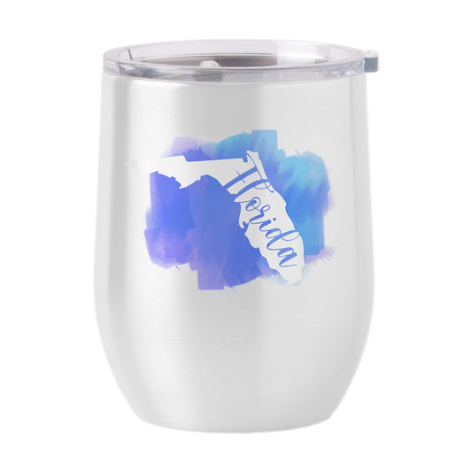 Florida 16oz Local State Pride White Curved Beverage - Logo Brands - Flyclothing LLC
