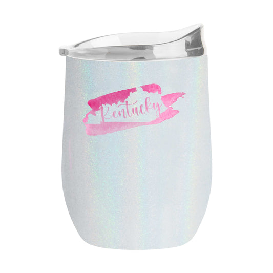 Kentucky 16oz Local State Pride Iridescent Curved Beverage - Logo Brands - Flyclothing LLC