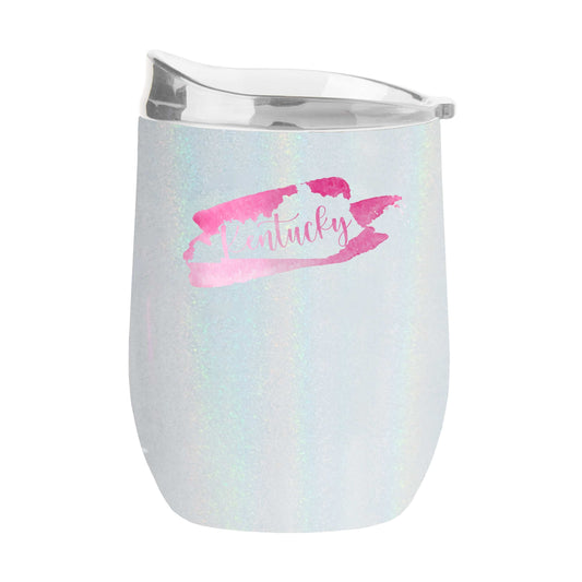 Kentucky 16oz Local State Pride Iridescent Curved Beverage - Logo Brands - Flyclothing LLC
