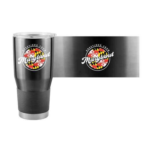 Maryland 30oz Local State Pride Stainless Tumbler - Logo Brands - Flyclothing LLC