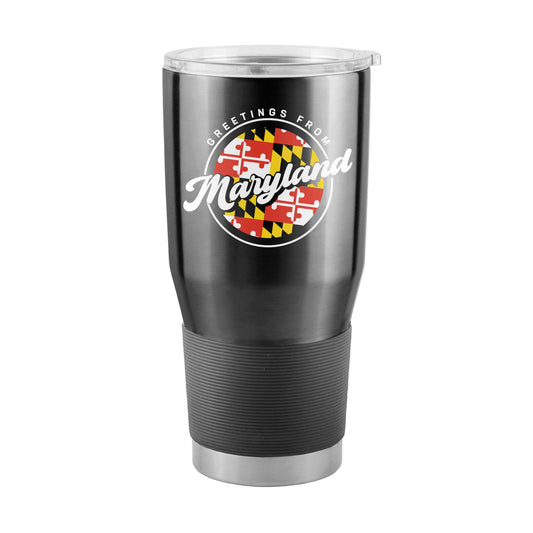 Maryland 30oz Local State Pride Stainless Tumbler - Logo Brands - Flyclothing LLC
