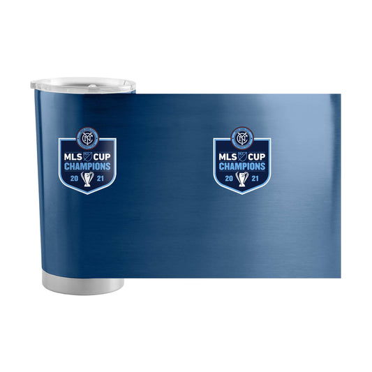 New York City FC 20oz 2021 MLS Champions Stainless Tumbler - Logo Brands - Flyclothing LLC