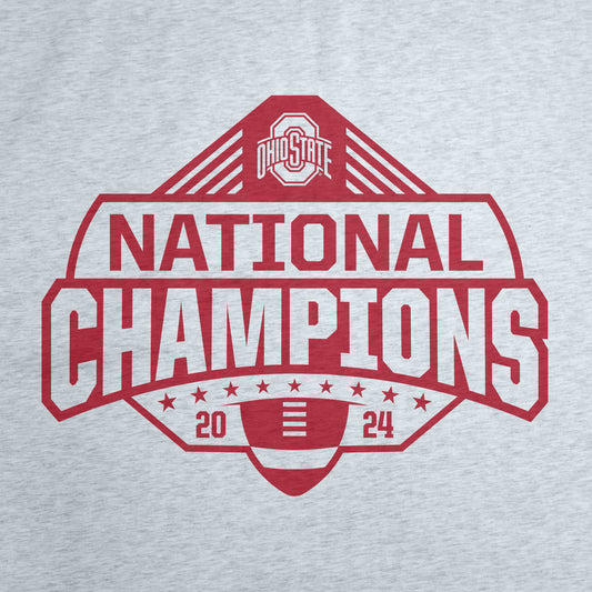 Ohio State 2024 National Champions Sublimated Sweatshirt Blanket