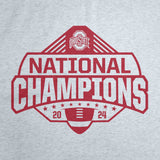 Ohio State 2024 National Champions Sublimated Sweatshirt Blanket