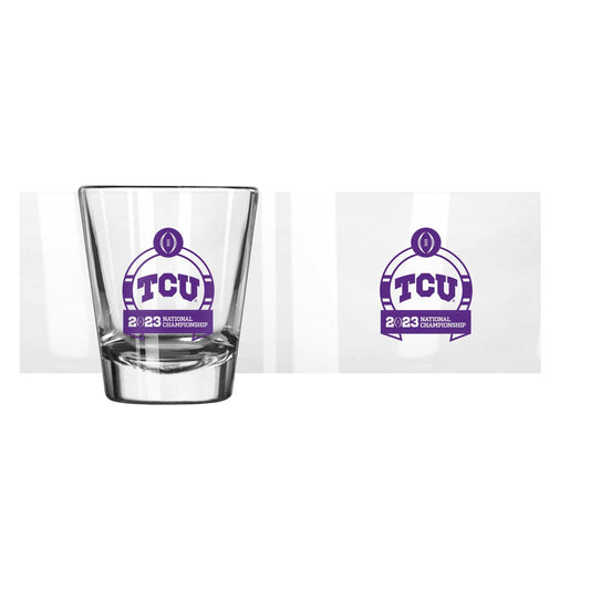 TCU 2023 CFP Bound 2oz Screen Print Shot Glass - Logo Brands - Flyclothing LLC