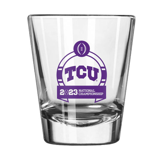 TCU 2023 CFP Bound 2oz Screen Print Shot Glass - Logo Brands - Flyclothing LLC