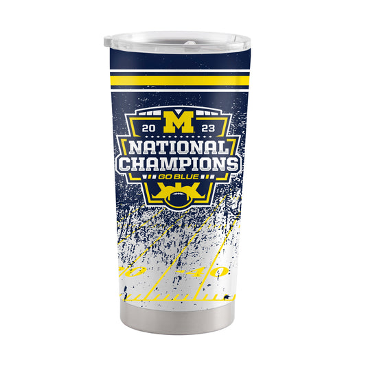 Michigan 2023 CFP National Champions 20oz Stainless Tumbler