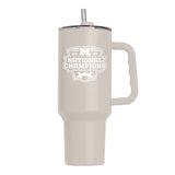 Michigan 2023 CFP National Champions 40oz Sand PC Tumbler