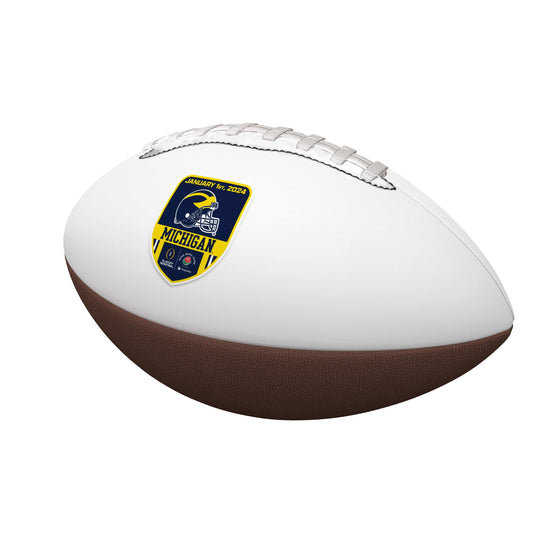 Michigan 2024 Rose Bowl Bound Full Size Autograph Football - Logo Brands - Flyclothing LLC