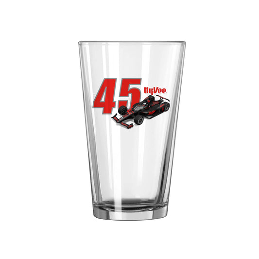 HyVee Indy Racing 16oz Pint Glass - Logo Brands - Flyclothing LLC