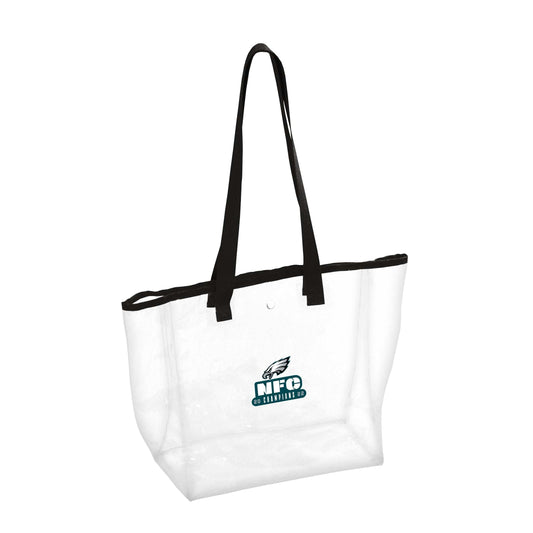 Philadelphia Eagles Conference Champs Clear Tote - Logo Brands - Flyclothing LLC