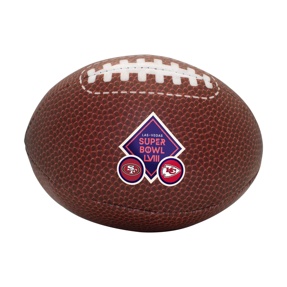 Super Bowl 58 Dueling Micro Plush Football - Logo Brands - Flyclothing LLC