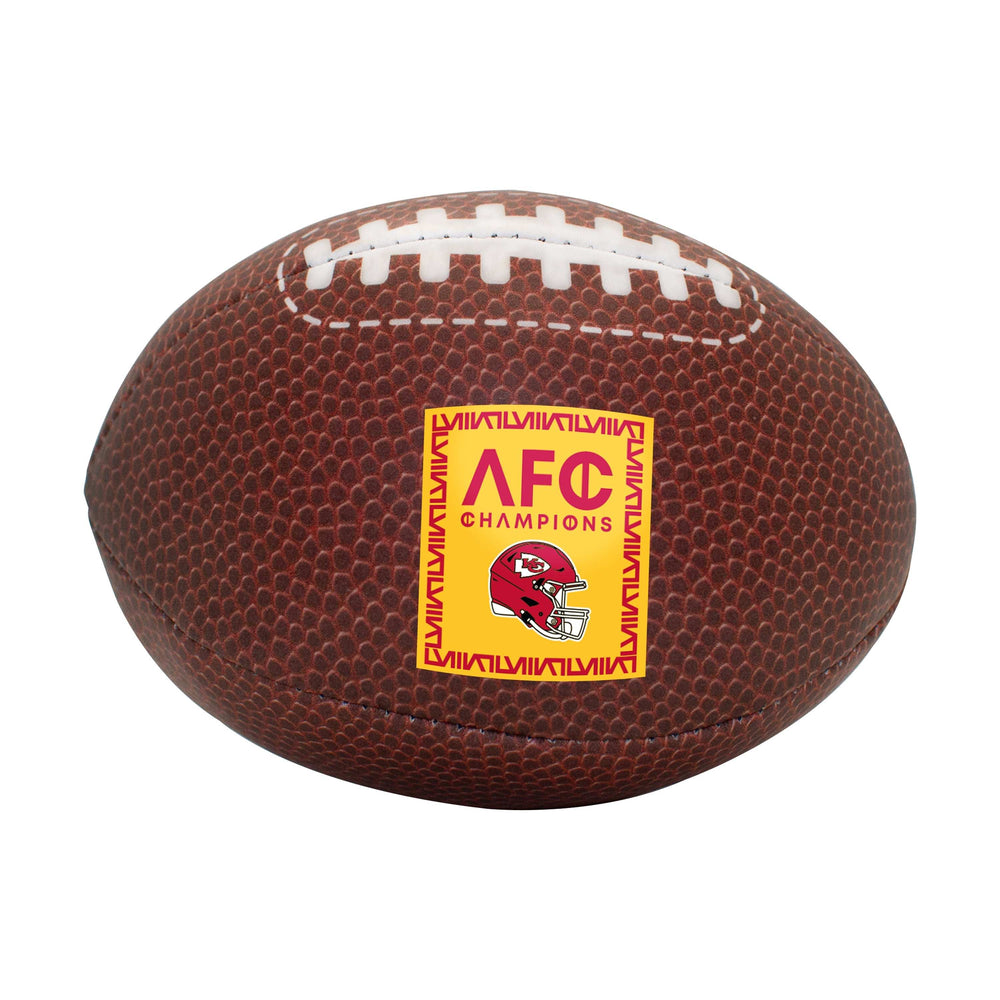Kansas City Chiefs Conference Champs Micro Plush Football - Logo Brands - Flyclothing LLC