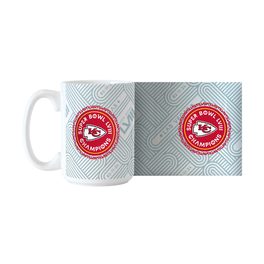 Kansas City Chiefs 15oz SB 58 Champions Sublimated Mug