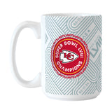 Kansas City Chiefs 15oz SB 58 Champions Sublimated Mug