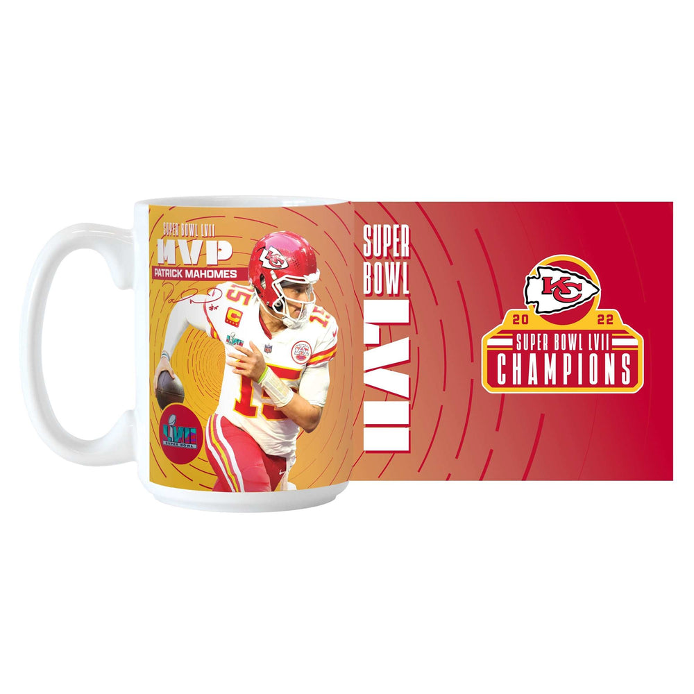 KC Chiefs 15oz SB Champions MVP Sublimated Mug - Logo Brands - Flyclothing LLC