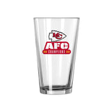 KC Chiefs 16oz Conference Champs Pint Glass