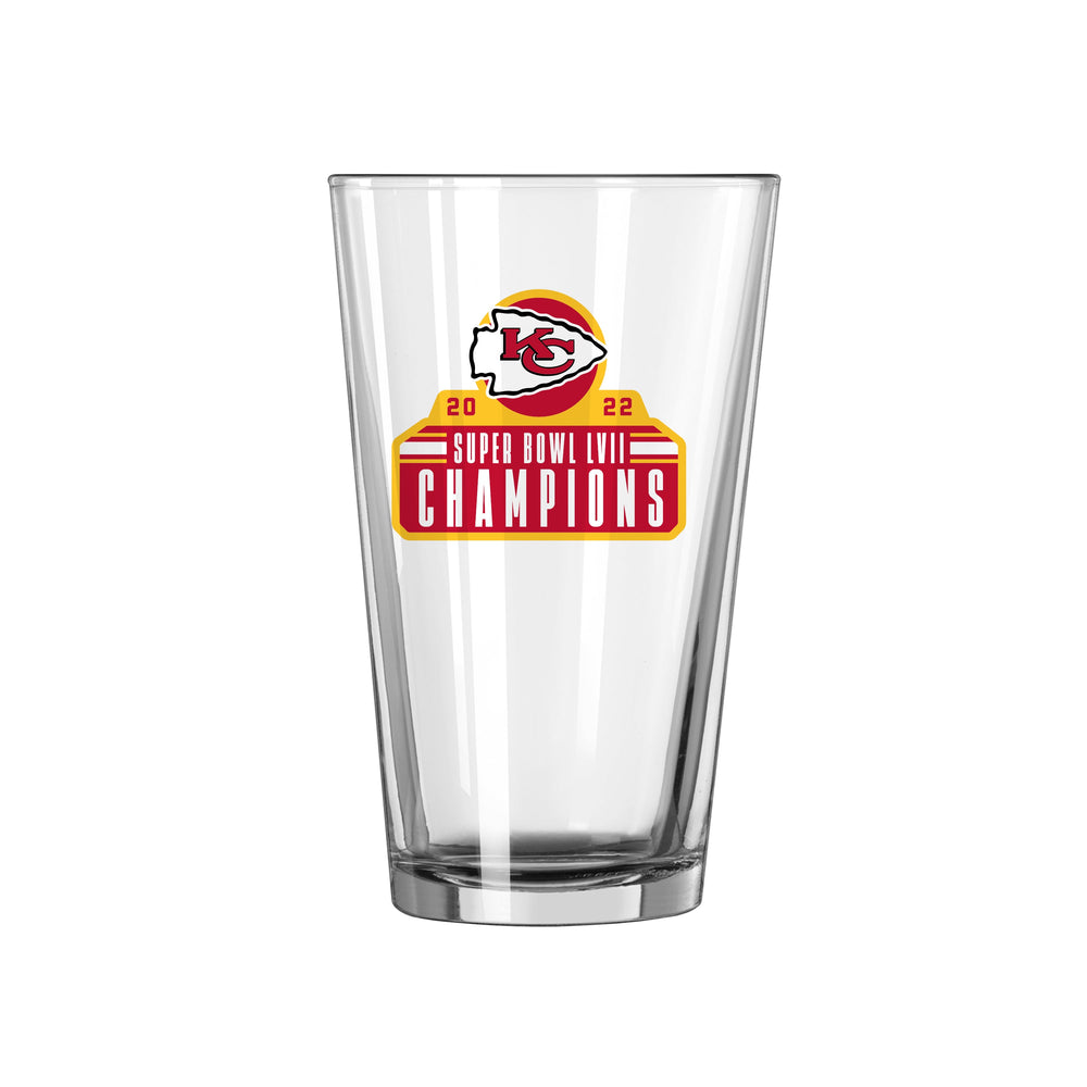 KC Chiefs 16oz SB Champions Pint Glass